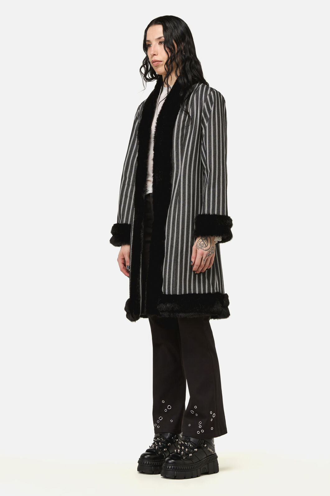 Black Friday - Link Pin Stripe Jacket - black