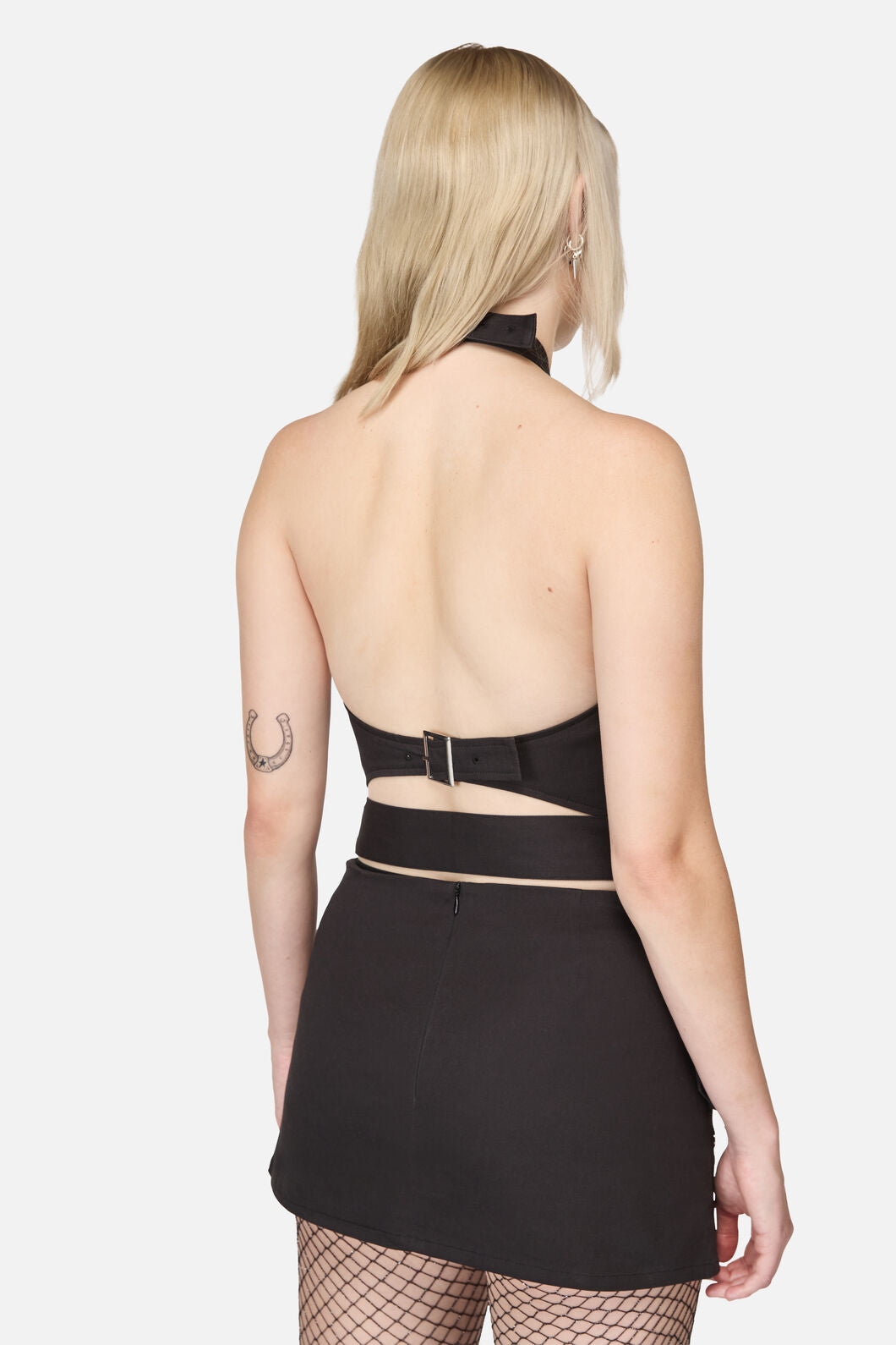Black Friday - Enamored Goth Halter Top - black