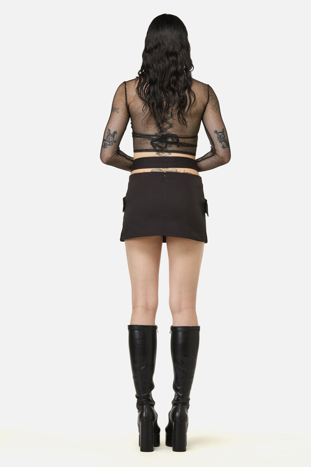 Black Friday - Enamored Goth Skirt - black