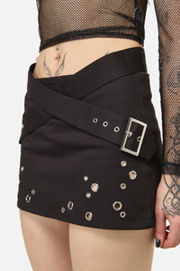 Black Friday - Enamored Goth Skirt - black