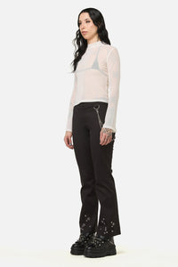 Black Friday - Bonez Mesh Top - cream