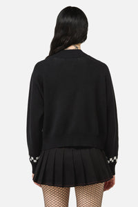 Black Friday - Bonez Goth Cardigan - black