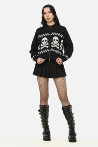 Black Friday - Bonez Goth Cardigan - black