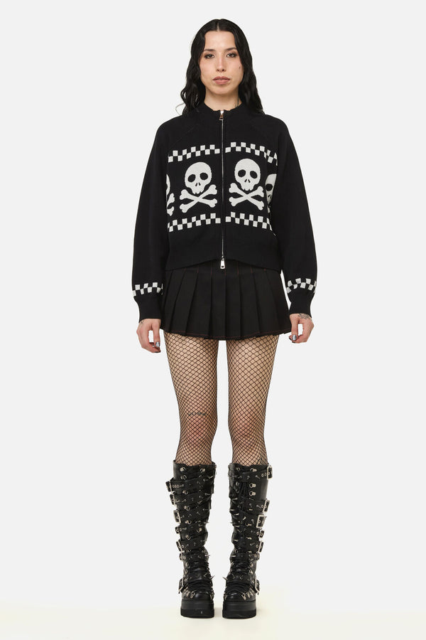 Black Friday - Bonez Goth Cardigan - black