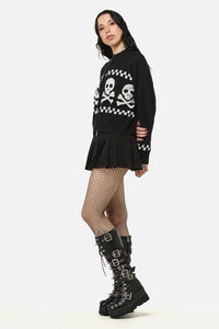 Black Friday - Bonez Goth Cardigan - black