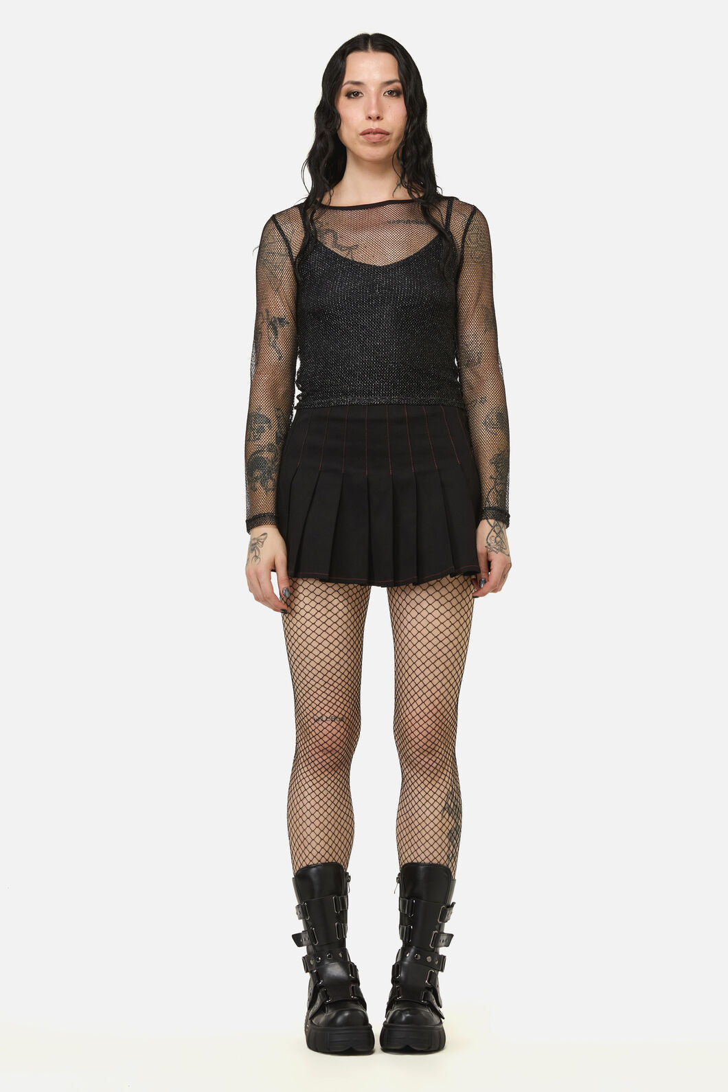 Black Friday - Opulent Mesh Top - black