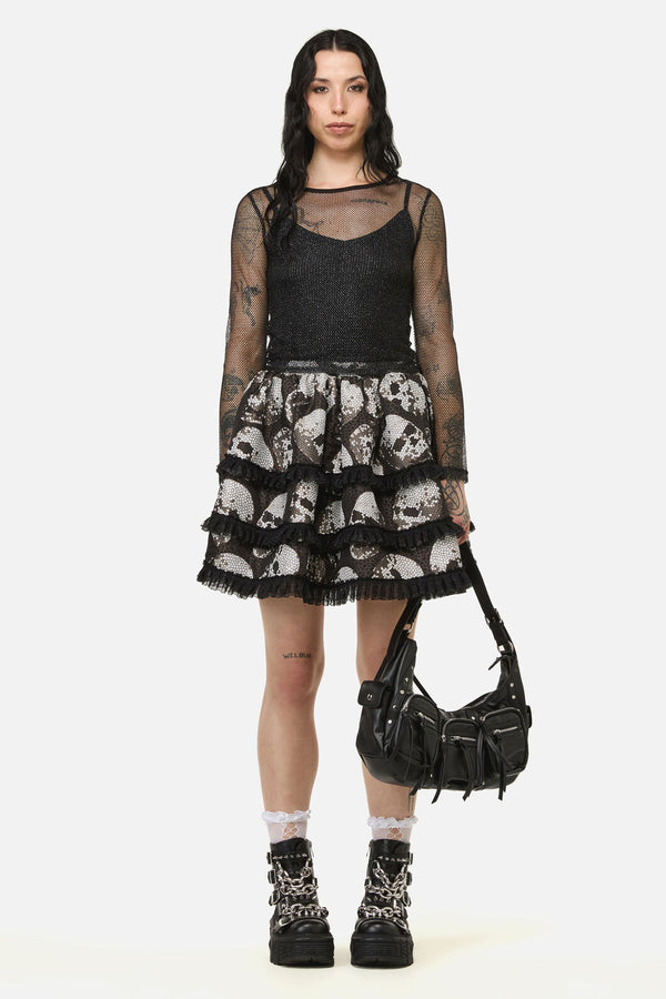 Black Friday - Opulent Mesh Top - black