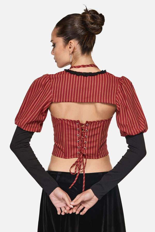 Black Friday - Faire Stripe Sleeves - red-gold