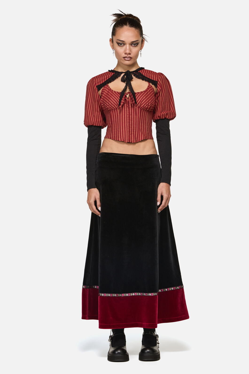 Black Friday - Faire Stripe Sleeves - red-gold