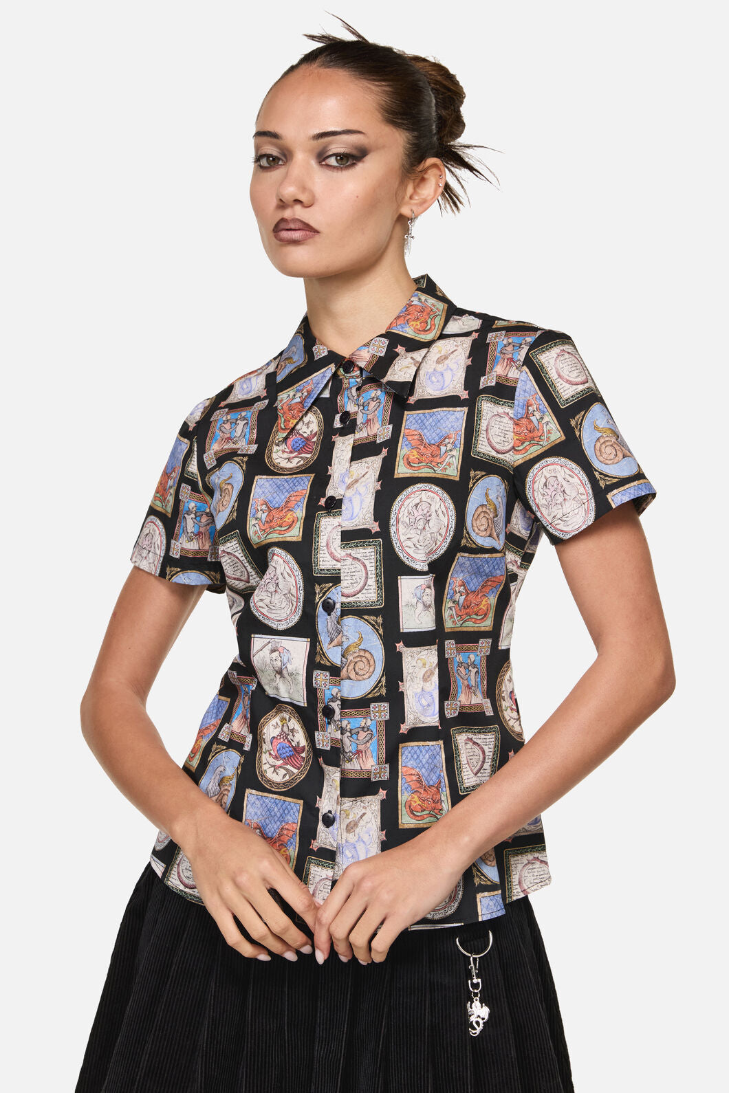 Black Friday - Cloister Goth Blouse - black