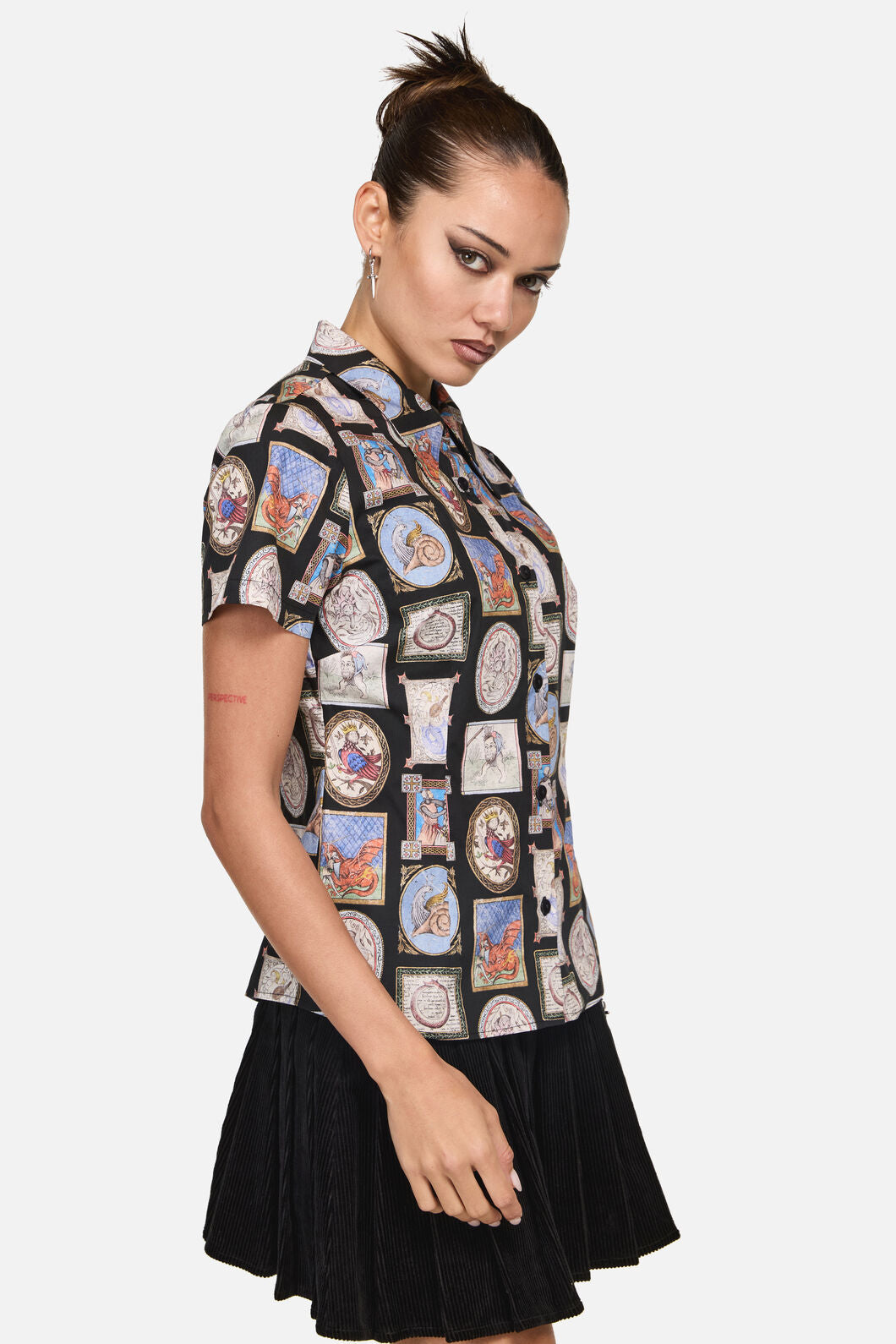 Black Friday - Cloister Goth Blouse - black