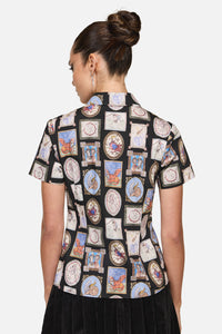 Black Friday - Cloister Goth Blouse - black