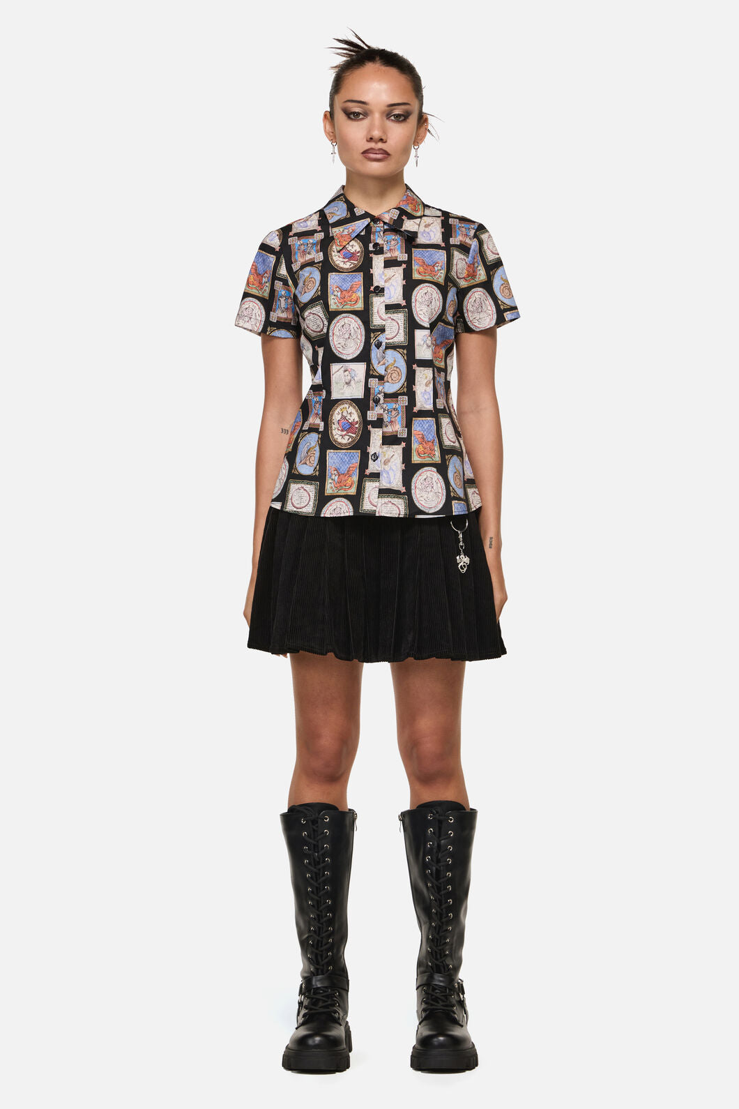 Black Friday - Cloister Goth Blouse - black