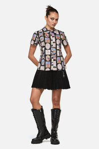 Black Friday - Cloister Goth Blouse - black