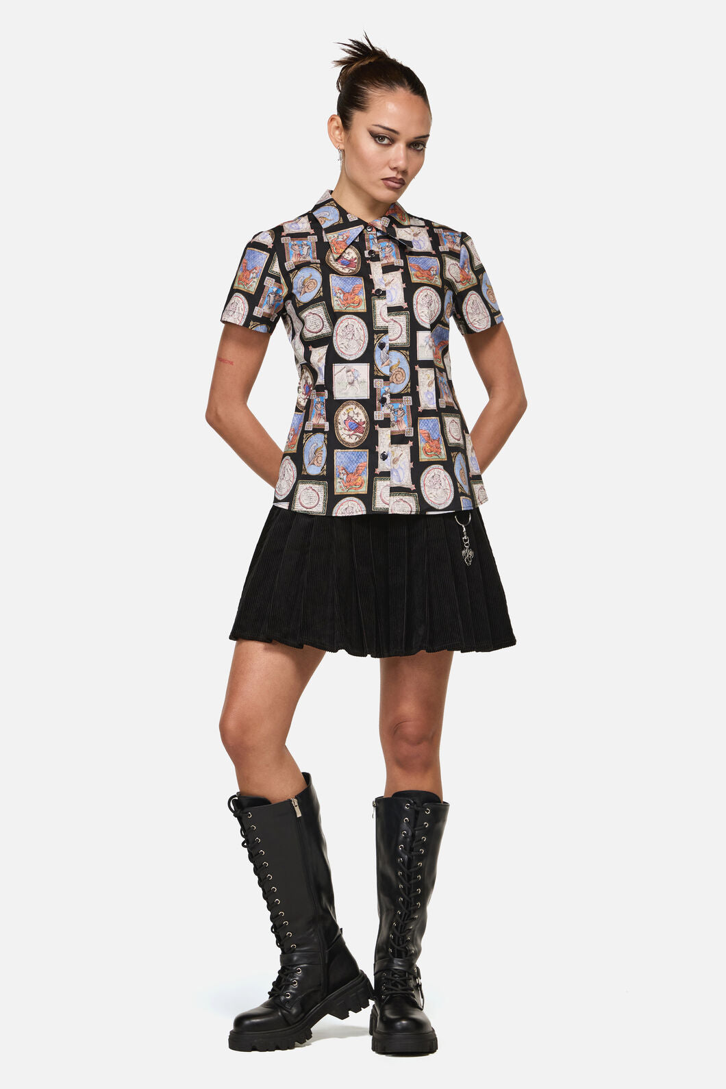 Black Friday - Cloister Goth Blouse - black