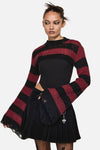 Black Friday - Beasts Knit Sleeves - red-black
