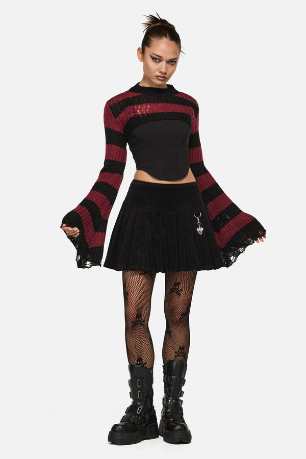 Black Friday - Beasts Knit Sleeves - red-black