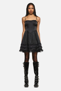 Black Friday - Knave Goth Mini Dress - black