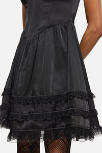 Black Friday - Knave Goth Mini Dress - black