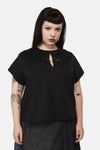 Black Friday - Curve Safety First Goth Tee - black