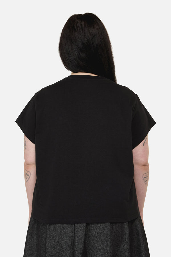 Black Friday - Curve Safety First Goth Tee - black