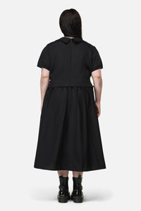 Black Friday - Curve Conquest Goth Midi Dress - black