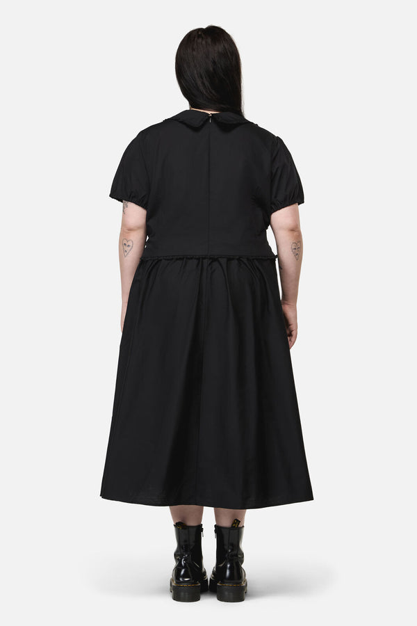 Black Friday - Curve Conquest Goth Midi Dress - black