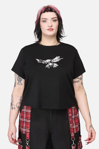 Black Friday - Curve CorbeauPrintFittdT-Shirt - black