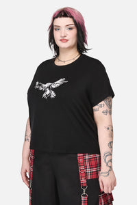 Black Friday - Curve CorbeauPrintFittdT-Shirt - black