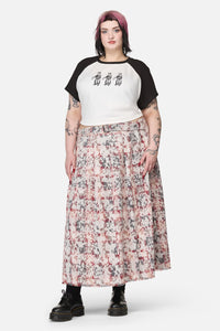 Black Friday - Curve Lesions Tartan Goth Midi - multi