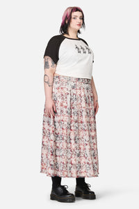 Black Friday - Curve Lesions Tartan Goth Midi - multi