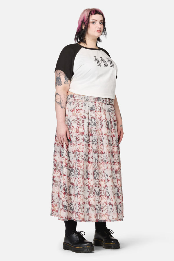 Black Friday - Curve Lesions Tartan Goth Midi - multi