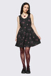 Black Friday - Trad Emo Skull Artwork Dress - black