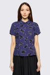Black Friday - Monstre Goth Blouse - purple