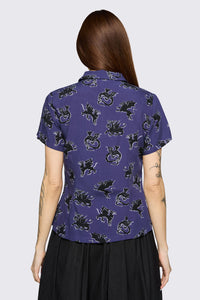 Black Friday - Monstre Goth Blouse - purple