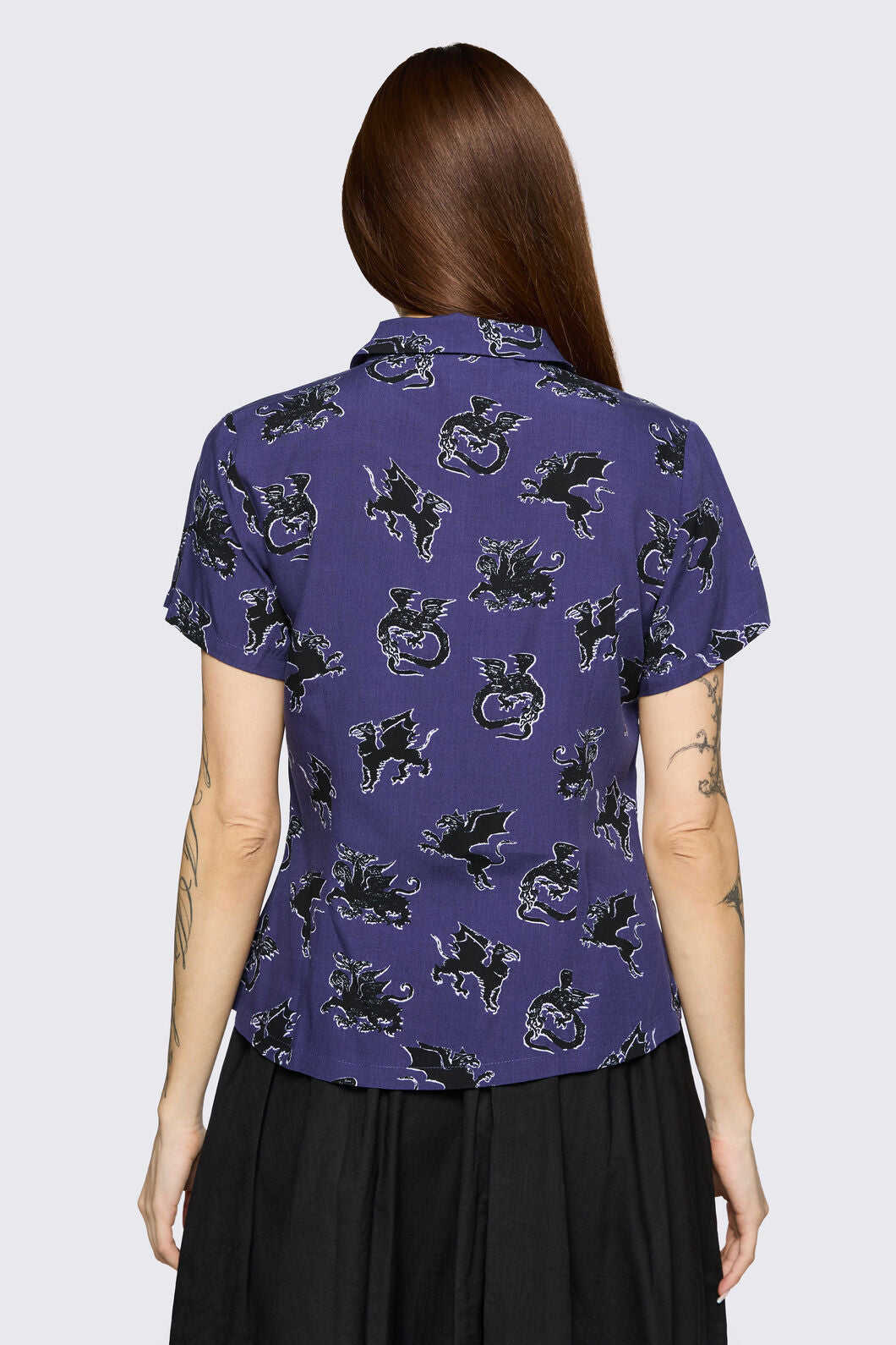 Black Friday - Monstre Goth Blouse - purple