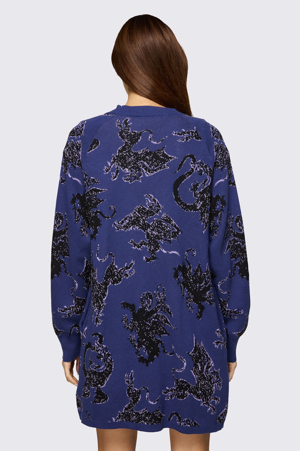 Black Friday - Monstre Goth Cardigan - purple