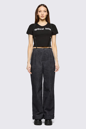 Black Friday - Mythical Goth Pant - grey