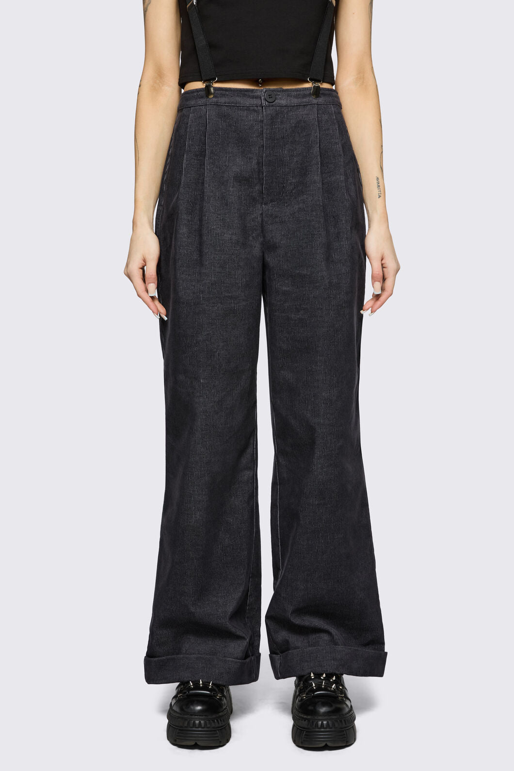 Black Friday - Mythical Goth Pant - grey