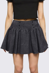 Black Friday - Mythical Goth Skort - grey