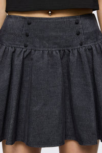 Black Friday - Mythical Goth Skort - grey