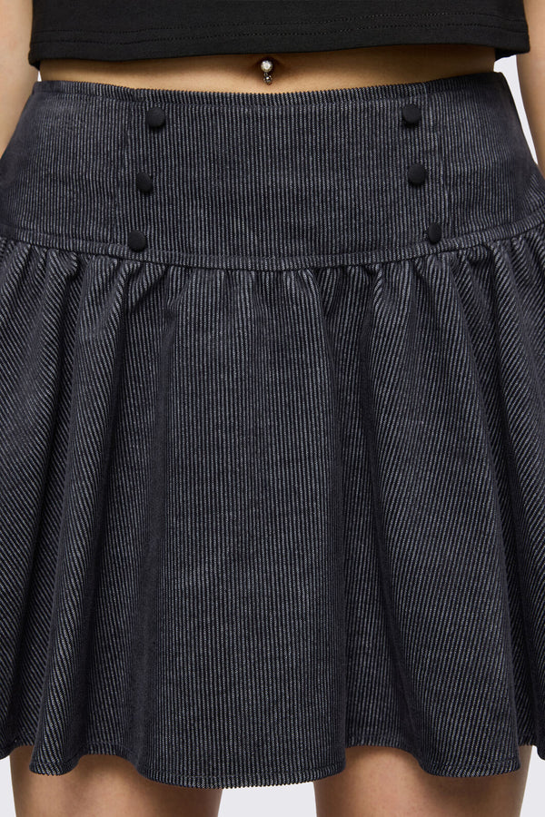 Black Friday - Mythical Goth Skort - grey