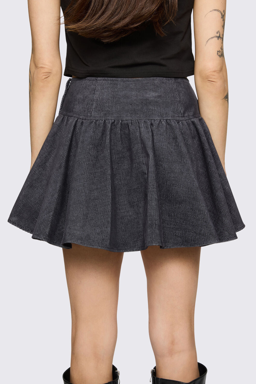 Black Friday - Mythical Goth Skort - grey