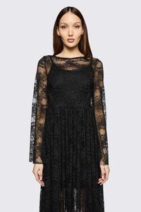 Black Friday - Affinity Goth Lace Dress - black