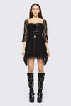 Black Friday - Affinity Goth Lace Top - black