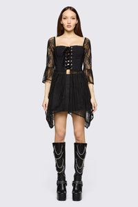 Black Friday - Affinity Goth Lace Top - black