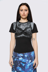 Black Friday - Spray It Goth Tee - black