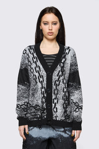 Black Friday - Spray It Goth Cardigan - black