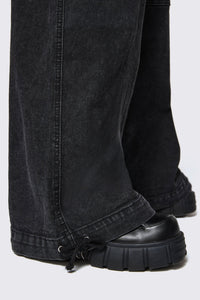 Black Friday - Spray It Goth Jean - black