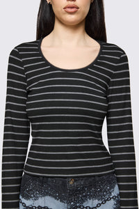 Black Friday - Diffused Long Sleeve Top - multi